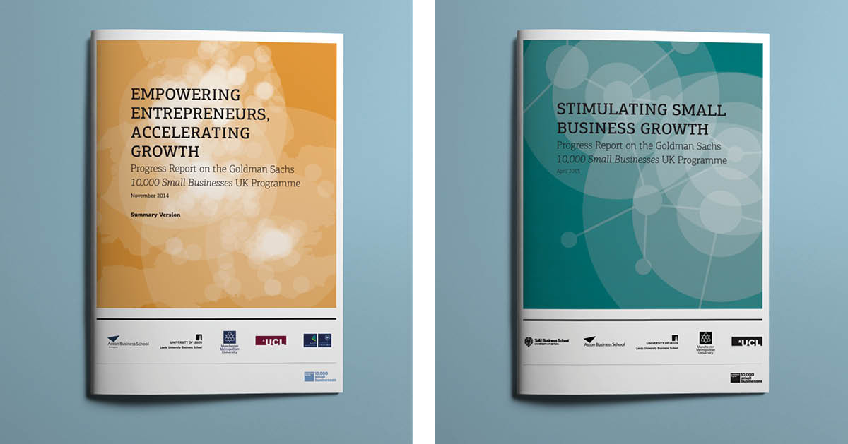 Goldman Sachs 10KSB – report design and infographics | IE Brand